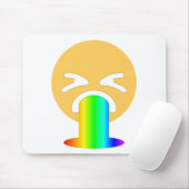 Regenbogenpuppe Emoji Mousepad (Mit Mouse)