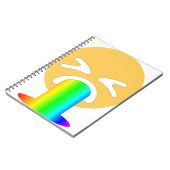Regenbogenpuppe Emoji Notizblock (Linke Seite)