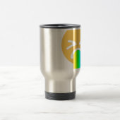 Regenbogenpuppe Emoji Reisebecher (Mittel)