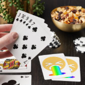 Regenbogenpuppe Emoji Spielkarten (In Situ)