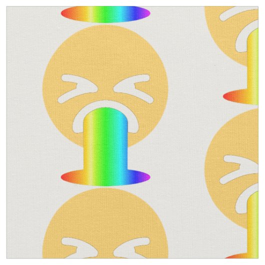 Regenbogenpuppe Emoji-Stoff Stoff (Nahaufnahme)