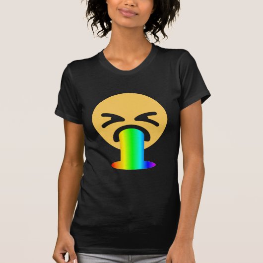 Regenbogenpuppe Emoji T-Shirt (Vorderseite)