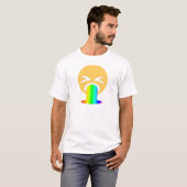 Regenbogenpuppe Emoji T-Shirt (Vorne ganz)