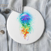Regenbogenqualle Button (Beispiel)