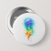Regenbogenqualle Button (Vorne & Hinten)
