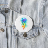 Regenbogenqualle Button (Beispiel)