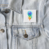 Regenbogenqualle Button (Beispiel)