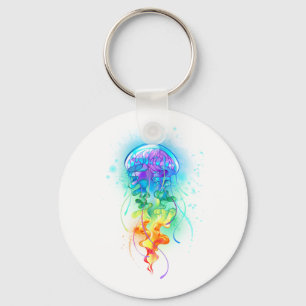 Regenbogenqualle Schlüsselanhänger
