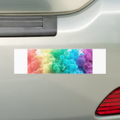 Regenbogenrauch Autoaufkleber (Auf Auto)