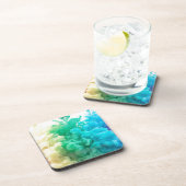 Regenbogenrauch Getränkeuntersetzer (Rechte Seite)