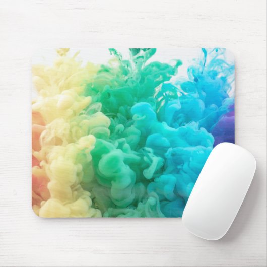 Regenbogenrauch Mousepad (Mit Mouse)
