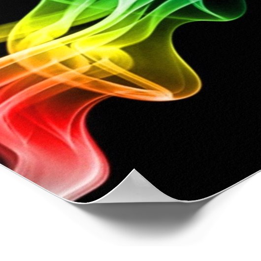 Regenbogenrauch Poster (Ecke)