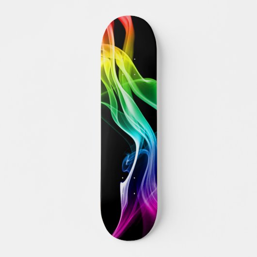 Regenbogenrauch Skateboard (Vorne)