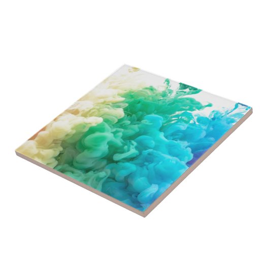 Regenbogenrauche Fliese (Seite)