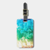 Regenbogenrauche Gepäckanhänger (Vorderseite vertikal)