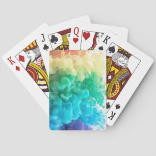Regenbogenrauche Spielkarten