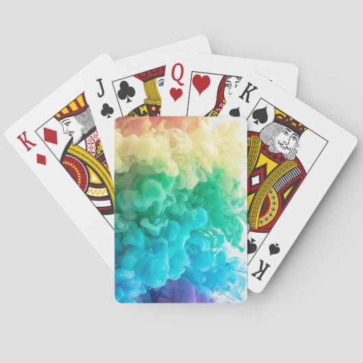 Regenbogenrauche Spielkarten (Rückseite)