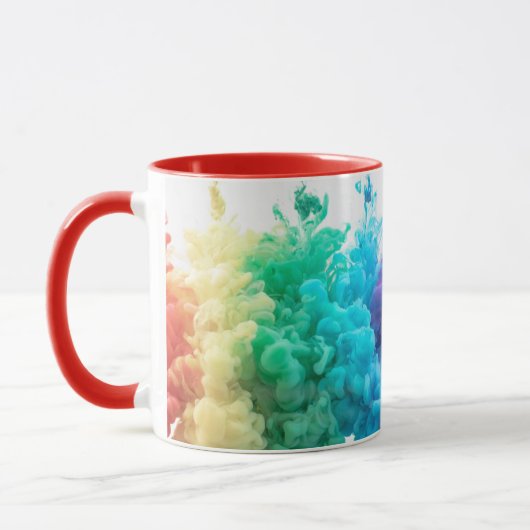 Regenbogenrauche Tasse (Links)