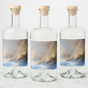 Regenbogenrebellion Alkoholflaschenetikett