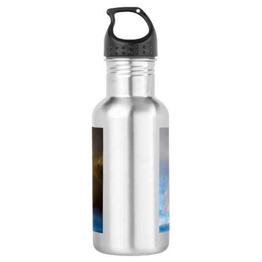 Regenbogenrebellion Edelstahlflasche (Rückseite)