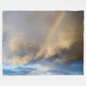 Regenbogenrebellion Fleecedecke (Vorderseite (Horizontal))