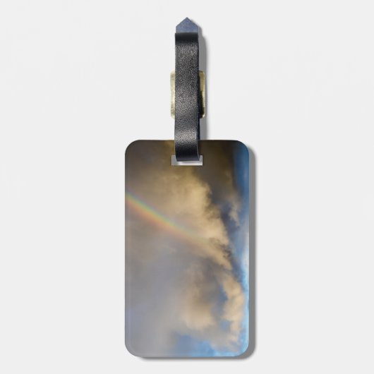 Regenbogenrebellion Gepäckanhänger (Rückseite vertikal)