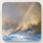 Regenbogenrebellion Getränkeuntersetzer (Vorderseite)