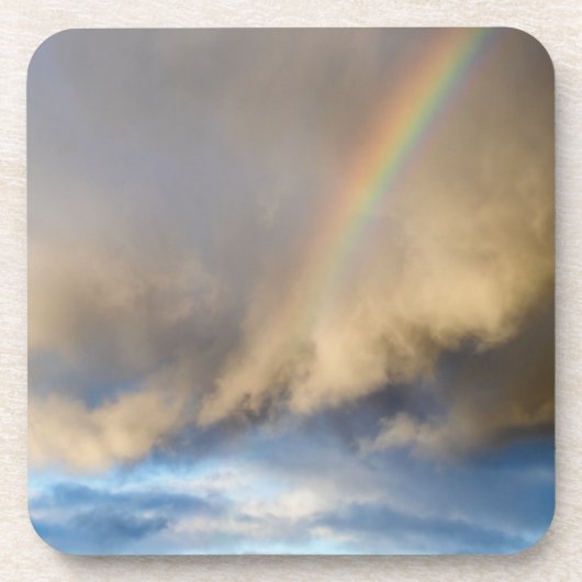 Regenbogenrebellion Getränkeuntersetzer (Vorderseite)