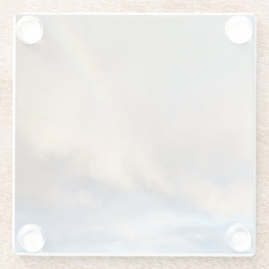 Regenbogenrebellion Glasuntersetzer (Rückseite)