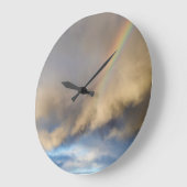Regenbogenrebellion Große Wanduhr (Winkel)