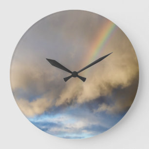 Regenbogenrebellion Große Wanduhr