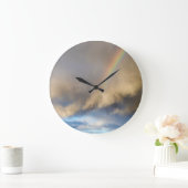 Regenbogenrebellion Große Wanduhr (Zuhause)