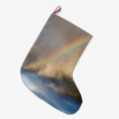 Regenbogenrebellion Großer Weihnachtsstrumpf (Vorderansicht (hängend))
