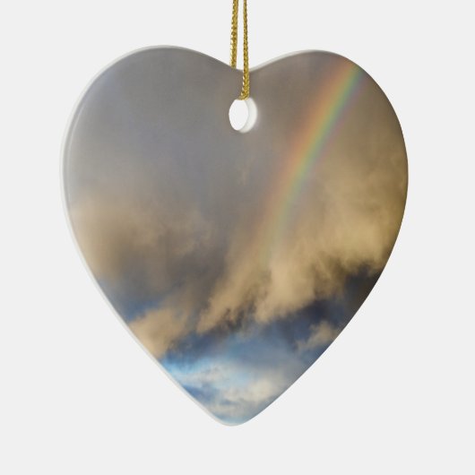 Regenbogenrebellion Keramik Ornament (Rechts)