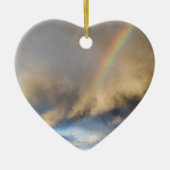 Regenbogenrebellion Keramik Ornament (Vorne)