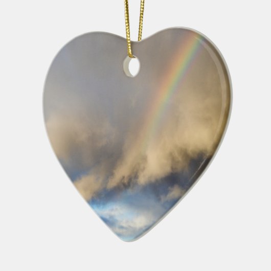 Regenbogenrebellion Keramik Ornament (Links)