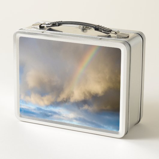 Regenbogenrebellion Metall Brotdose (Rückseite)