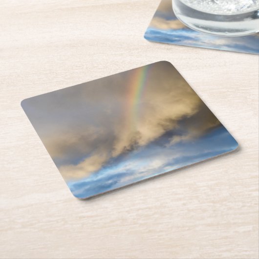 Regenbogenrebellion Rechteckiger Pappuntersetzer (angewinkelt)