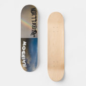 Regenbogenrebellische Skateboard (Vorderseite)
