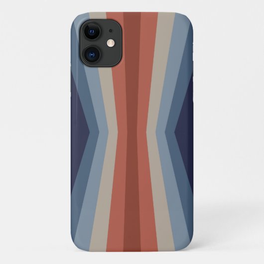 Regenbogenreflexion im Retro-Stil Case-Mate iPhone Hülle (Rückseite)