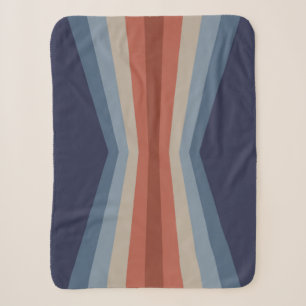 Regenbogenreflexion im Retro-Stil Sherpadecke
