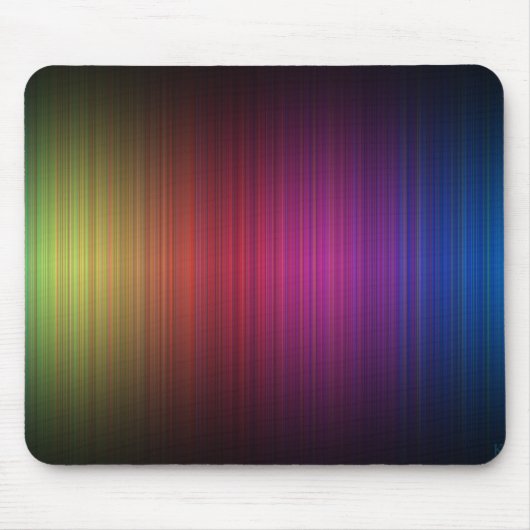 Regenbogenregen kundengerechtes mousepad - fügen (Vorne)