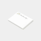 Regenbogenrente Post-it Klebezettel (angewinkelt)