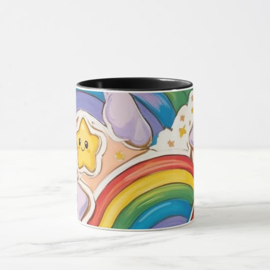 Regenbogenrevolution der Freude! Tasse (Zentrum)