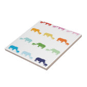 RegenbogenRhinos Fliese (Seite)