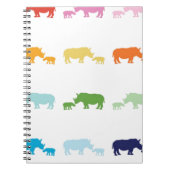 RegenbogenRhinos Notizblock (Vorderseite)