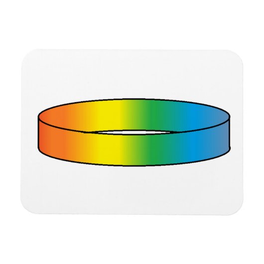 Regenbogenring Magnet (Horizontal)
