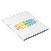 Regenbogenring Notizblock (angewinkelt)