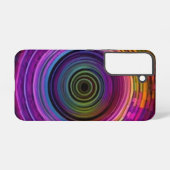 Regenbogenrippel Samsung Galaxy Hülle (Rückseite (Horizontal))