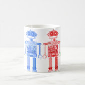 Regenbogenroboter muh kaffeetasse (Mittel)